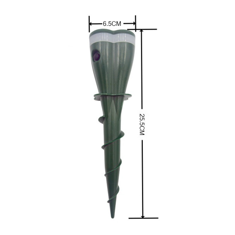 ☘️Solar Sonic Mole Repellent Stakes – Waterproof Ultrasonic Yard Pest Repeller