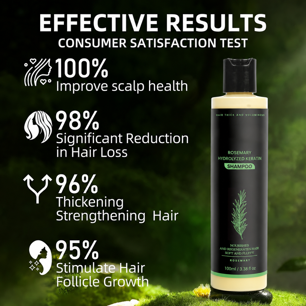 Martie™ Rosemary Shampoo | Hair Growth & Anti-Dandruff Scalp Treatment