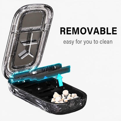 Molvirae™ 3-Way Pill Cutter with Storage