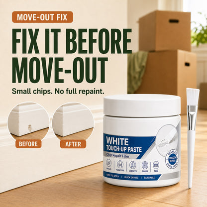 Martie™ Move-Out White Touch-Up Paste with Brush