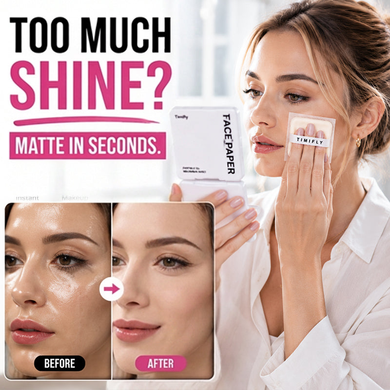 Martie™ 3-in-1 Oil-Absorbing Compact – Instant Matte Touch-Ups Anywhere
