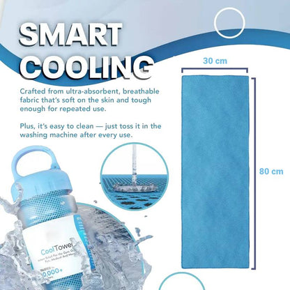 🔥Cooling Towel for Sports, Gym & Fitness – Quick-Dry Microfiber Sweat Towel (OFFER2)