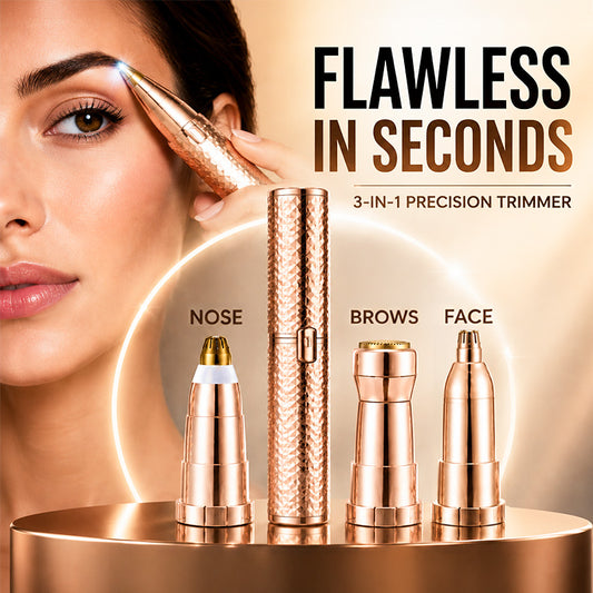 🥳2026 HOT SALE🥳💞50K+ SOLD!✂️Portable Electric Eyebrow Trimmer | 3-in-1 Grooming Tool for Brows, Nose & Body