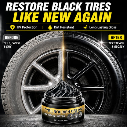 Martie™ Tire Shine Wax – Restore Deep Black Tires & Protect Against UV Damage (Offer)