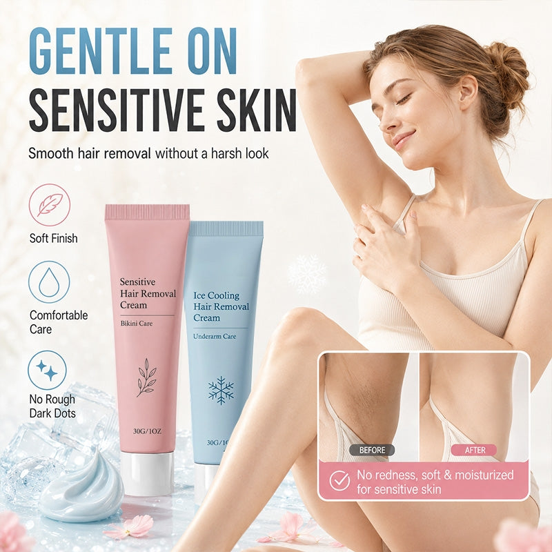 Targeted Hair Removal Cream — Complete Removal. No Dark Dots. Inhibits Regrowth.