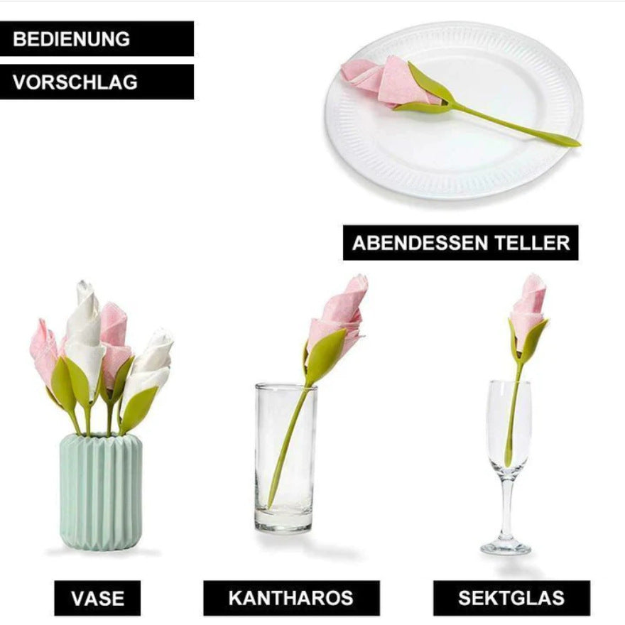 Martie™ BloomTwist™ 3-Second Rose Maker — Turn Ordinary Napkins into Table Art (Offer)
