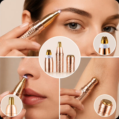 🥳2026 HOT SALE🥳💞50K+ SOLD!✂️Portable Electric Eyebrow Trimmer | 3-in-1 Grooming Tool for Brows, Nose & Body