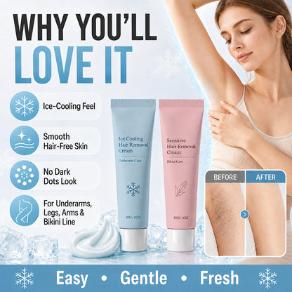 Targeted Hair Removal Cream — Complete Removal. No Dark Dots. Inhibits Regrowth.