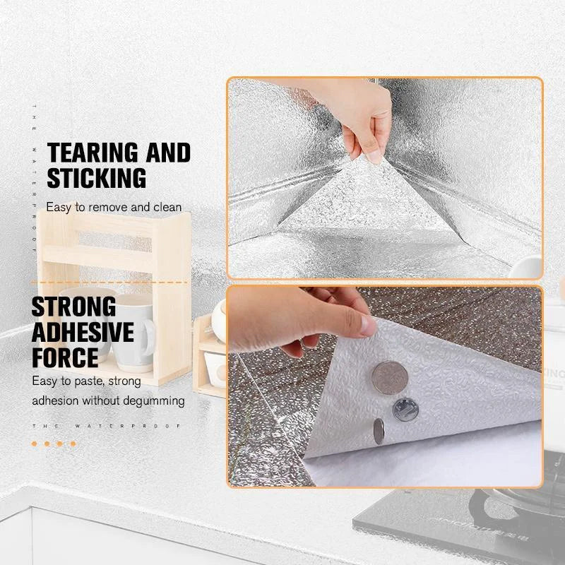 📢50% OFF !! ⏰Kitchen Peel and Stick Wallpaper Backsplash Waterproof Kitchen Stickers (offer)
