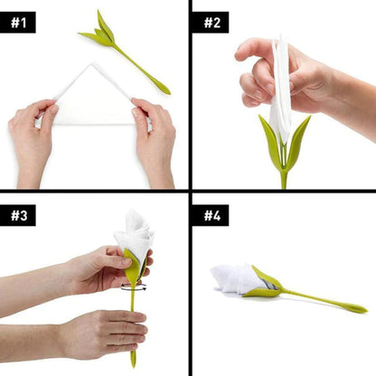 Martie™ BloomTwist™ 3-Second Rose Maker — Turn Ordinary Napkins into Table Art (Offer)