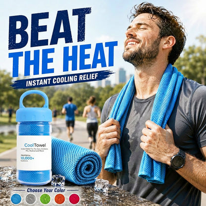 🔥Cooling Towel for Sports, Gym & Fitness – Quick-Dry Microfiber Sweat Towel (OFFER2)