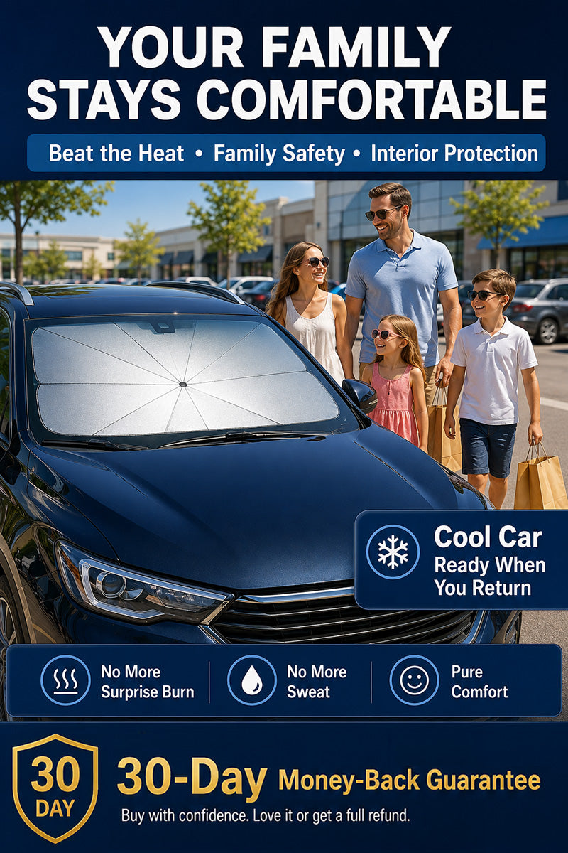 🔥Last Day 50% OFF - Martie™ 2026 Upgraded Car Windshield Sun Shade Umbrella