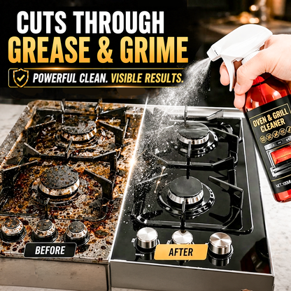 🔥Martie™ No-Scrub Oven & Grill Cleaner for Stubborn Grease & Burnt Residue