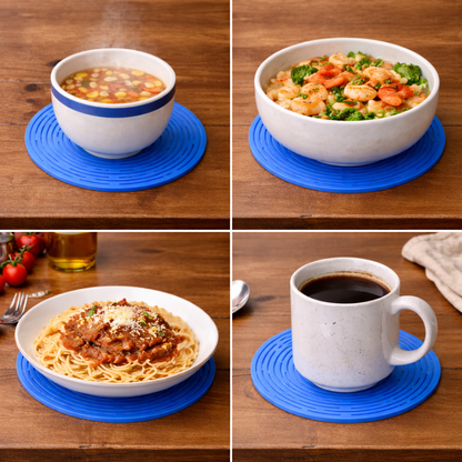 Martie™ 2-in-1 Zero-Void™ Silicone Mesh Bag & Heat-Resistant Trivet Mat for Hot Bowls