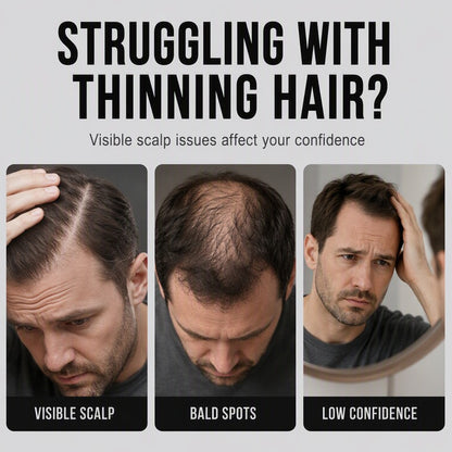 Instant Hair Building Fibers – Hairline Filler & Fuller-Looking Hair
