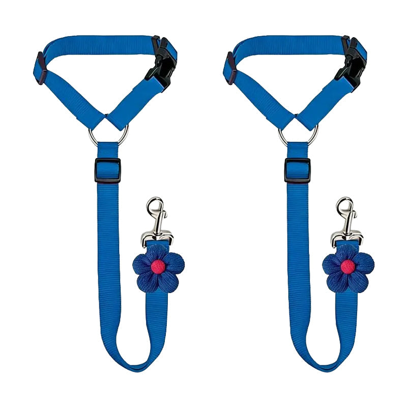 2-in-1 Dog Car Seat Belt & Walking Leash