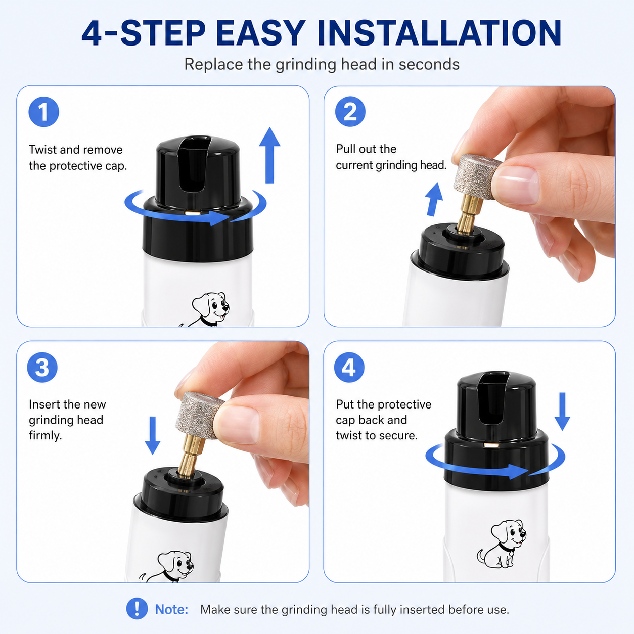 Martie™ Quiet LED Pet Nail Grinder (Offer)