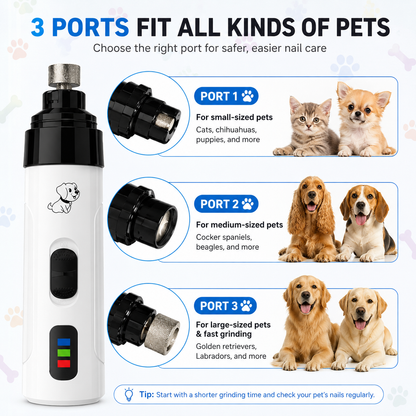 Martie™ Quiet LED Pet Nail Grinder