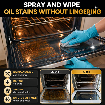 🔥Martie™ No-Scrub Oven & Grill Cleaner for Stubborn Grease & Burnt Residue