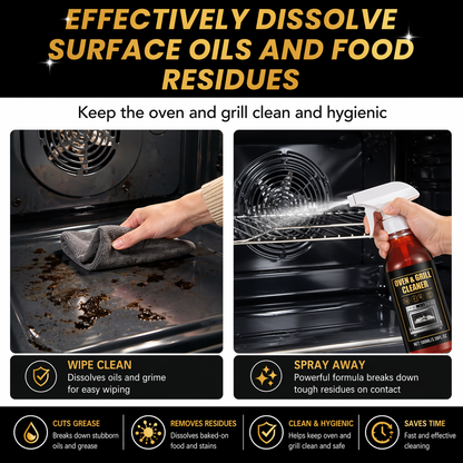 🔥Martie™ No-Scrub Oven & Grill Cleaner for Stubborn Grease & Burnt Residue