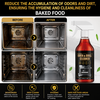 🔥Martie™ No-Scrub Oven & Grill Cleaner for Stubborn Grease & Burnt Residue
