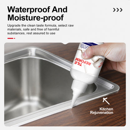✨ Martie™ Waterproof Tile Grout Gel – Mold-Resistant Sealer for Clean, Like-New Tiles (Offer)