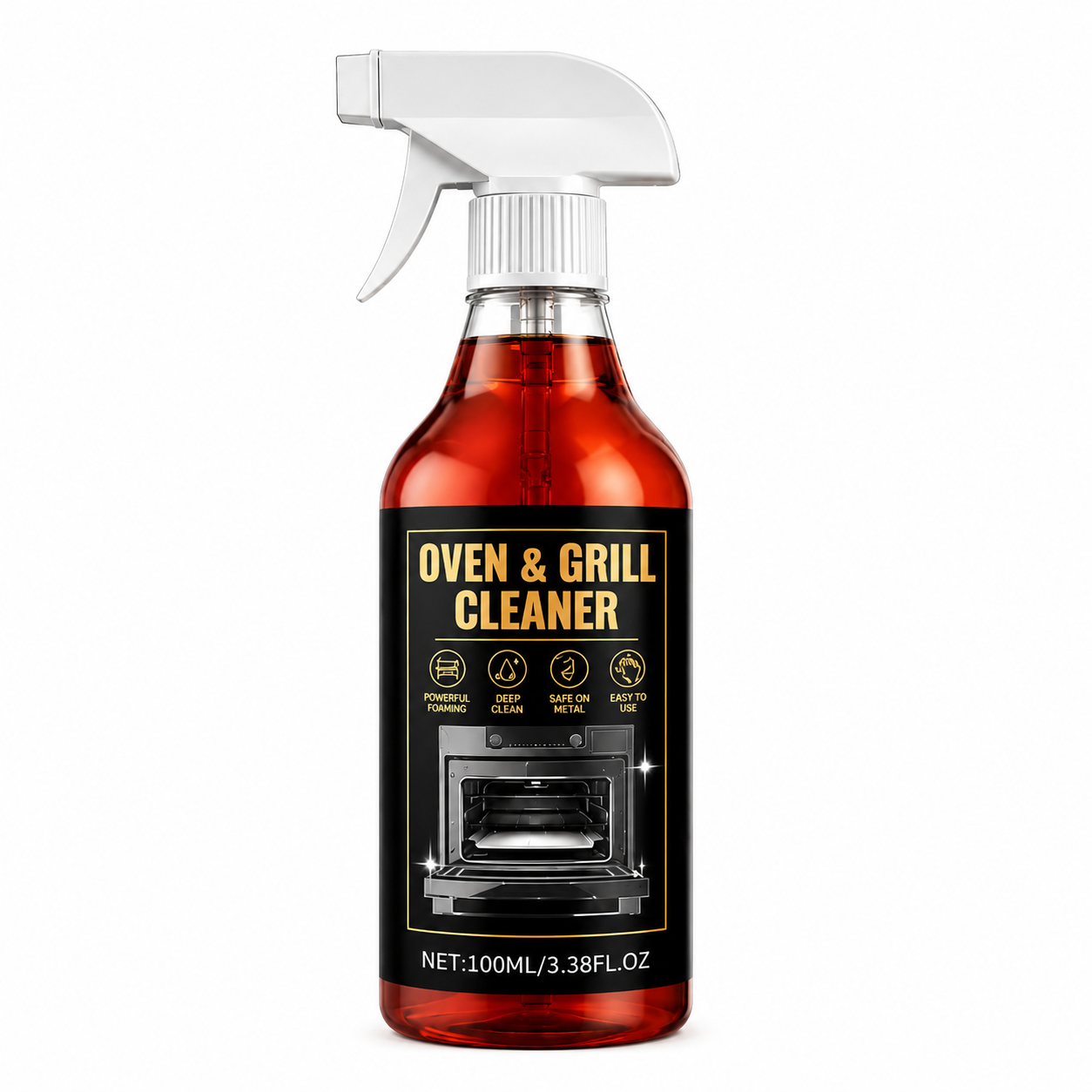 Martie™ No-Scrub Oven & Grill Cleaner for Stubborn Grease & Burnt Residue (Offer)