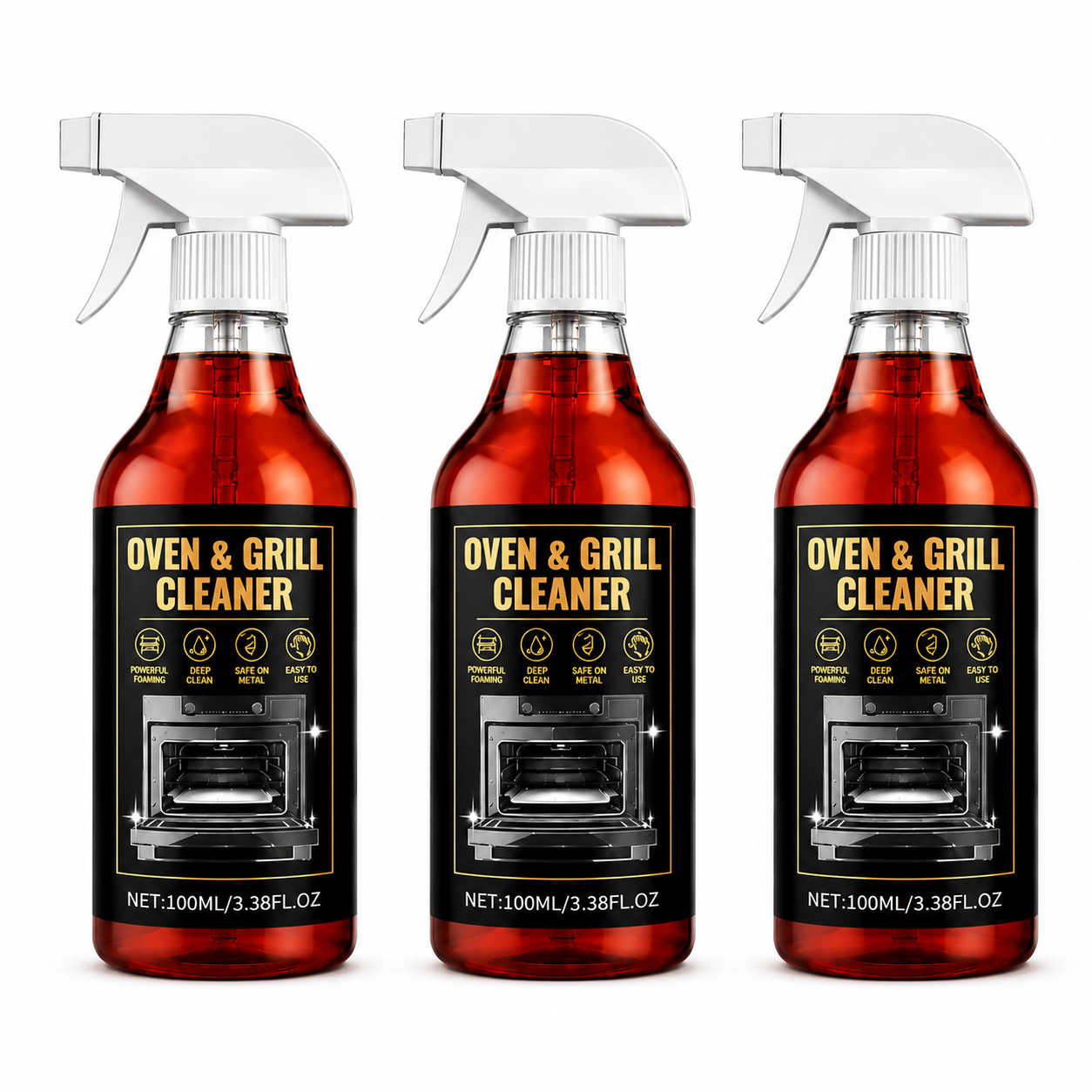 Martie™ No-Scrub Oven & Grill Cleaner for Stubborn Grease & Burnt Residue (Offer)