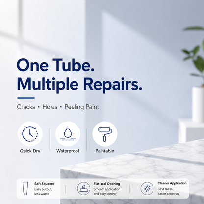 🛠️ Wall Crack Repair Paste — Restore Damaged Walls Fast & Easy