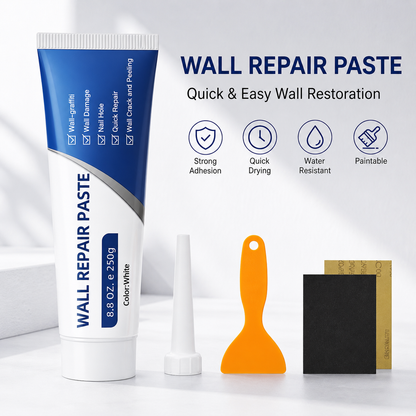 🛠️ Wall Crack Repair Paste — Restore Damaged Walls Fast & Easy