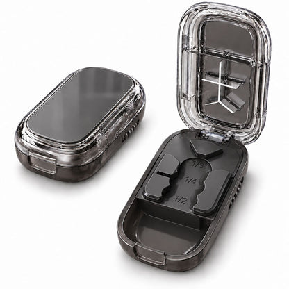 Molvirae™ 3-Way Pill Cutter with Storage