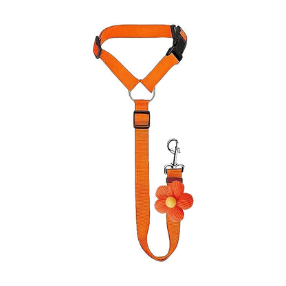 2-in-1 Dog Car Seat Belt & Walking Leash