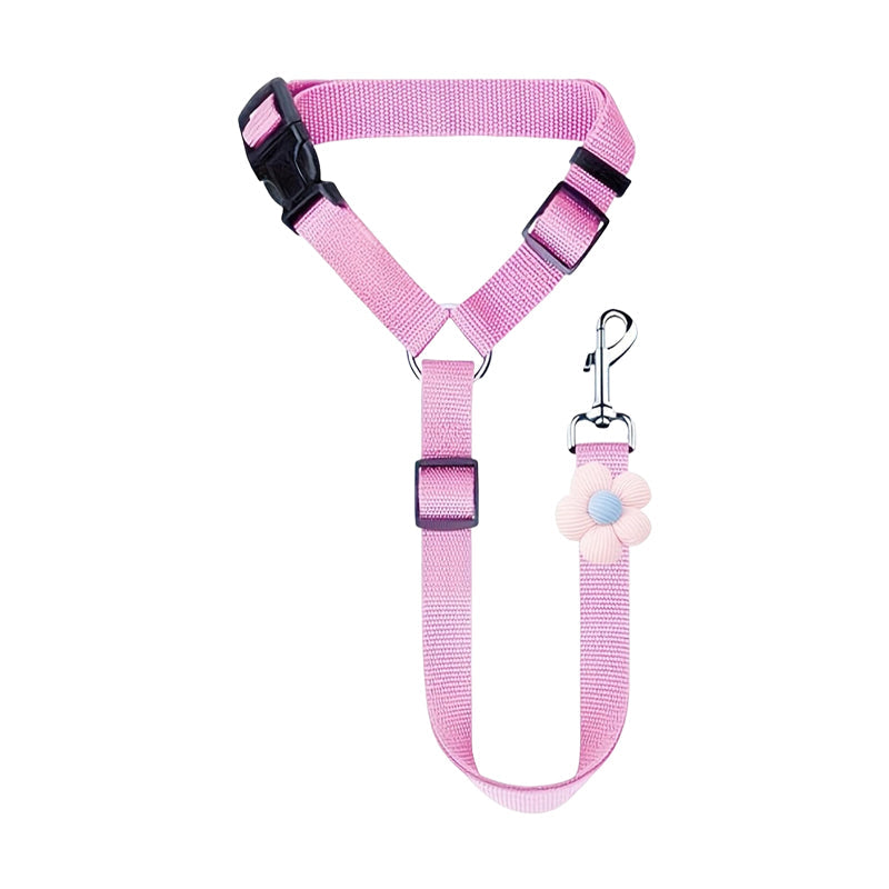 2-in-1 Dog Car Seat Belt & Walking Leash