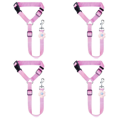 2-in-1 Dog Car Seat Belt & Walking Leash