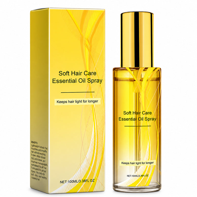 💞NantSpider™ Lightweight Hair Oil Spray – Smooth, Shiny Hair Without Greasy Buildup (OFFER)