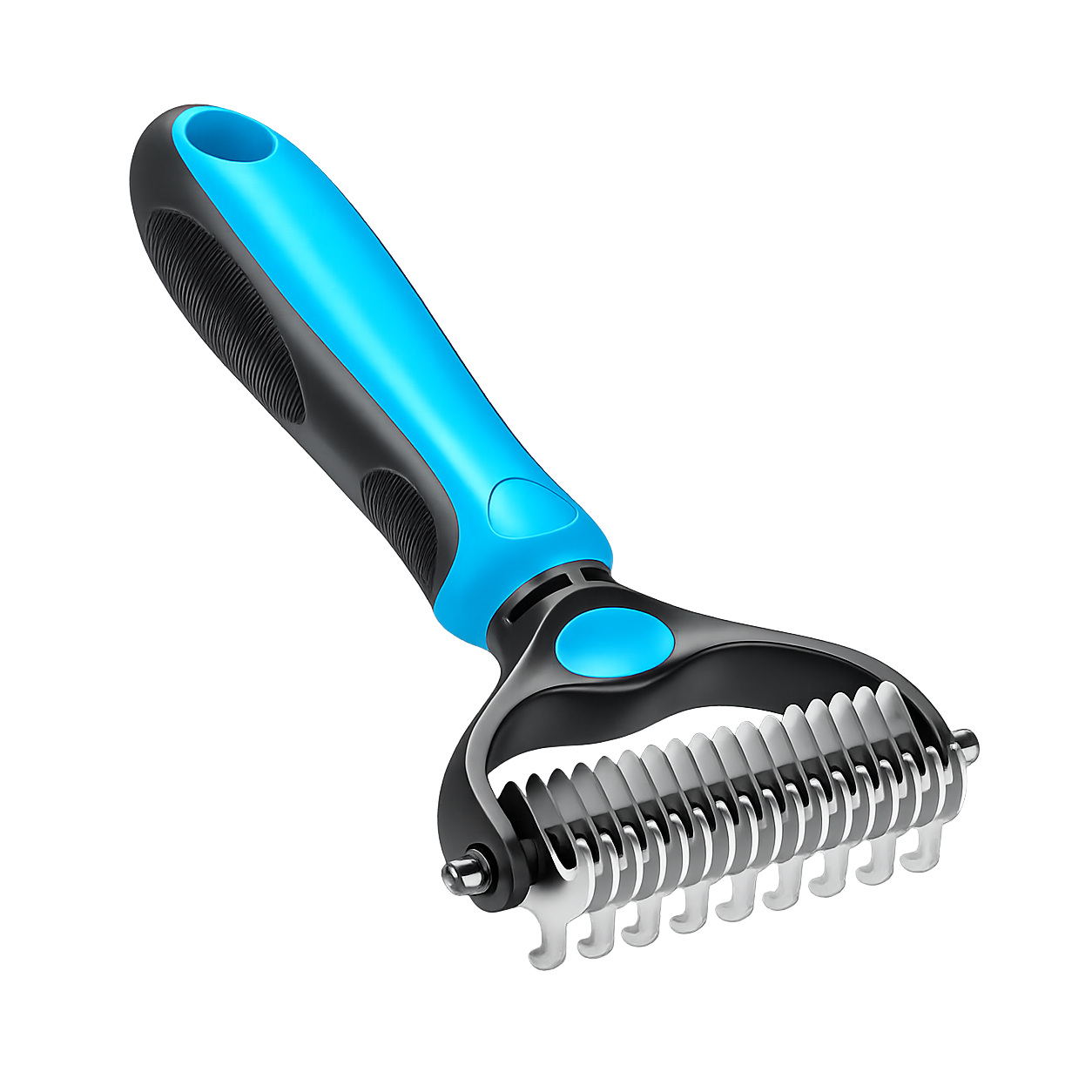 Martie™ Professional Double-Sided Pet Grooming Rake ✨ Undercoat Deshedding Tool for Dogs & Cats 🐶🐱