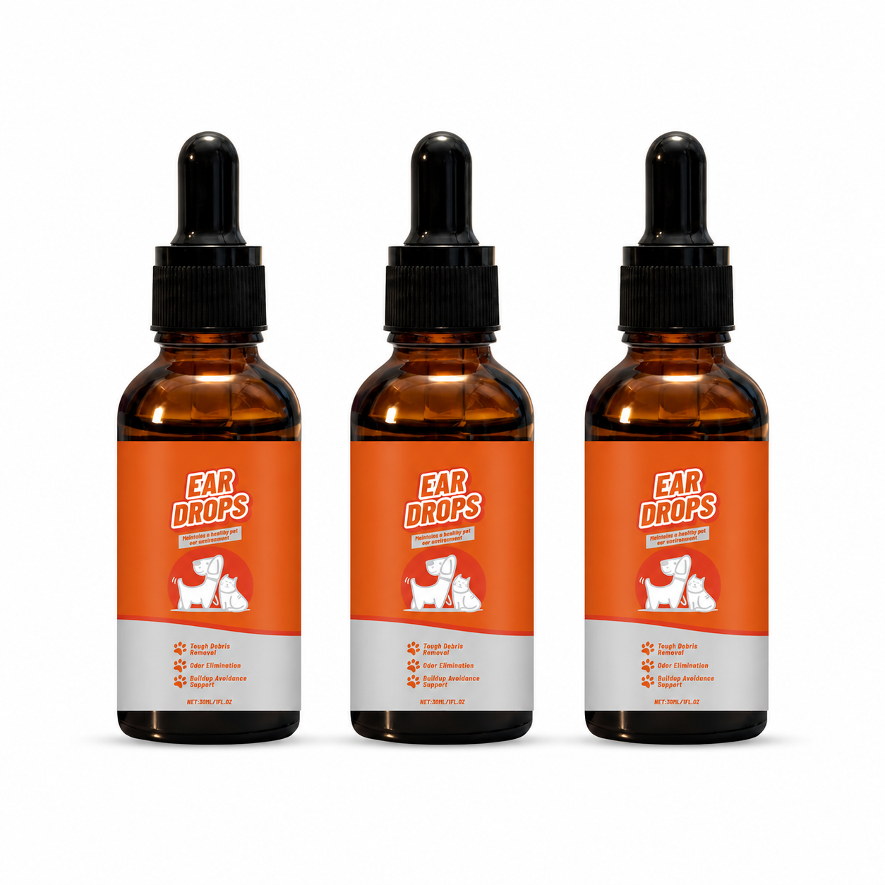 🐶🐱 Martie™ Gentle Dog & Cat Ear Cleaner for Wax & Odor Care (Offer)