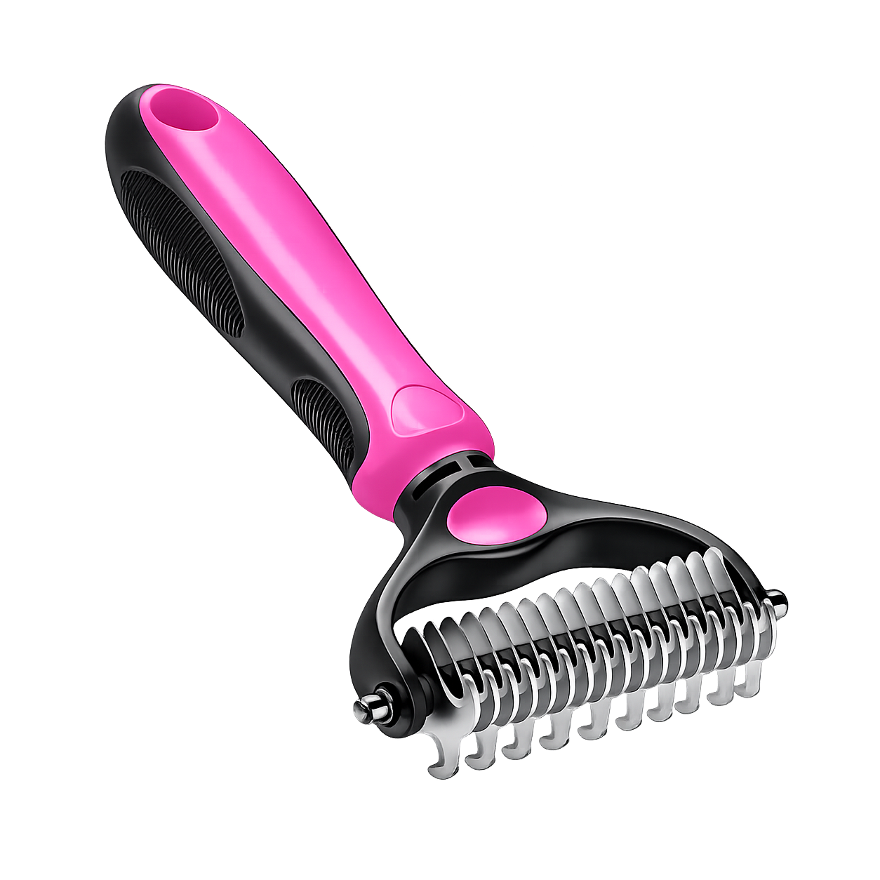 Martie™ Professional Double-Sided Pet Grooming Rake ✨ Undercoat Deshedding Tool for Dogs & Cats 🐶🐱