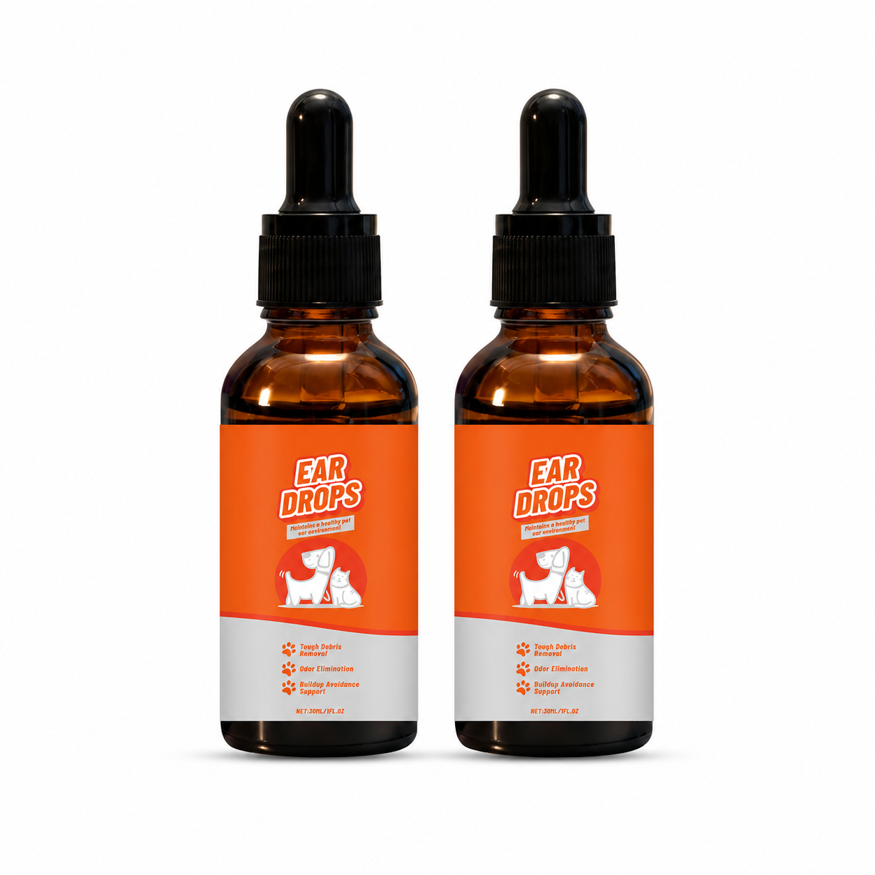 🐶🐱 Martie™ Gentle Dog & Cat Ear Cleaner for Wax & Odor Care (Offer)