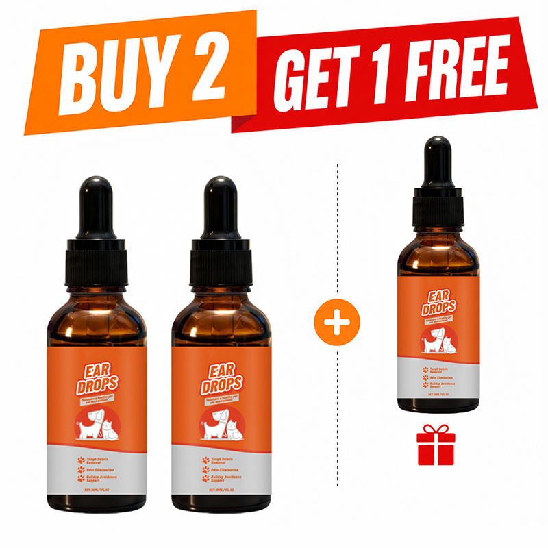 🐶🐱 Martie™ Gentle Dog & Cat Ear Cleaner for Wax & Odor Care