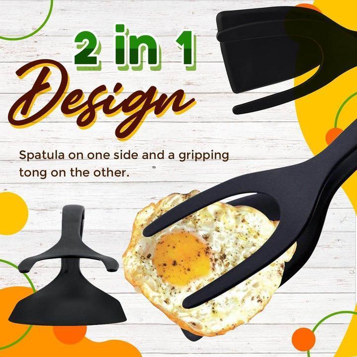 🔥Martie™ 2 In 1 Grip Flip Tongs