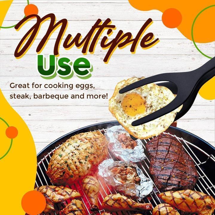 🔥Martie™ 2 In 1 Grip Flip Tongs