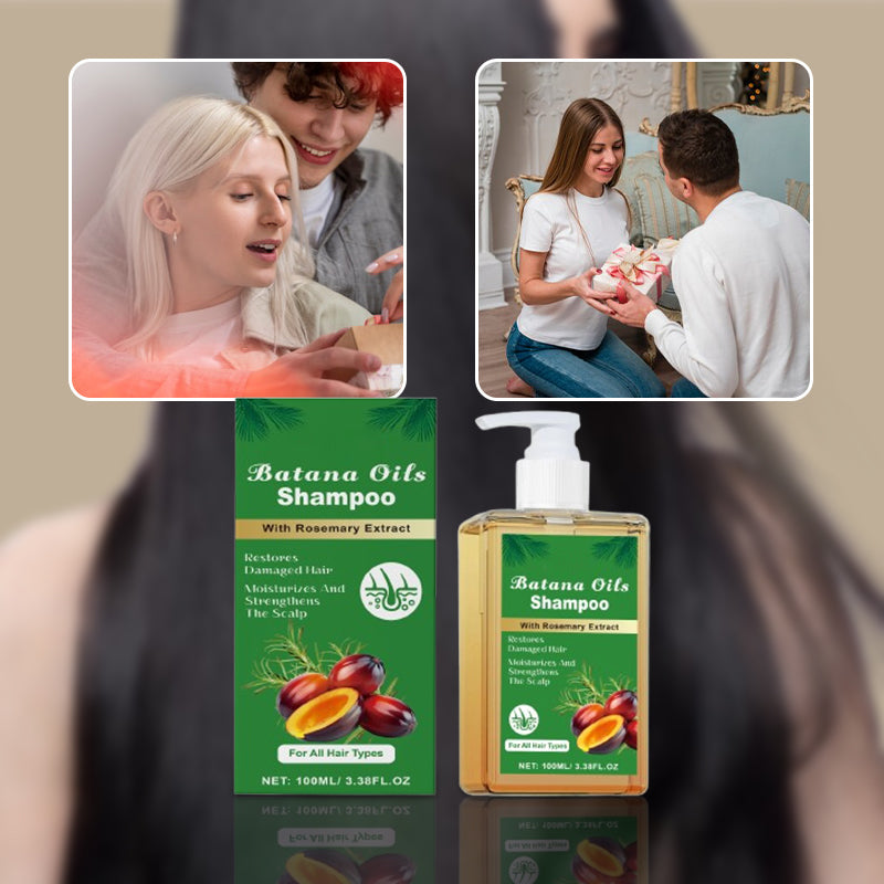 ⏰Last Day Hot Sale!!⌛🏆Buy 3 Get 2 Free ✨👧Trilumia® Batana Oil Shampoo with Rosemary Extract🌸