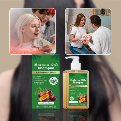 ⏰Last Day Hot Sale!!⌛🏆Buy 3 Get 2 Free ✨👧Trilumia® Batana Oil Shampoo with Rosemary Extract🌸