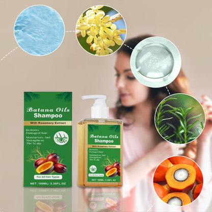 ⏰Last Day Hot Sale!!⌛🏆Buy 3 Get 2 Free ✨👧Trilumia® Batana Oil Shampoo with Rosemary Extract🌸