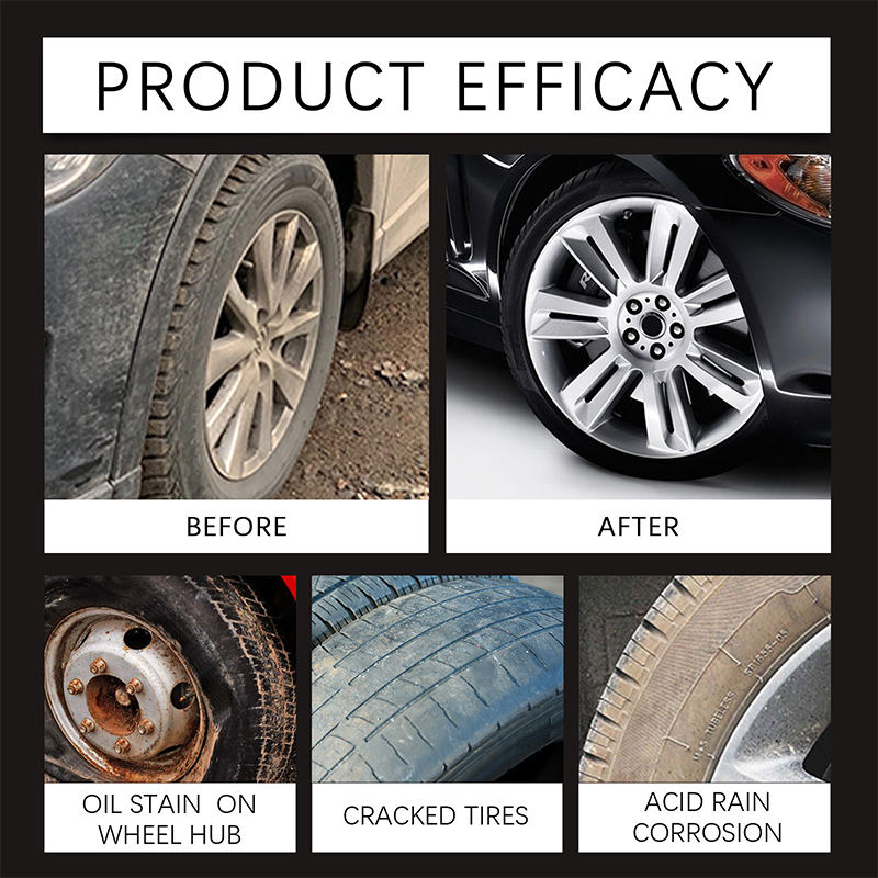 Martie™ Tire Shine Wax – Restore Deep Black Tires & Protect Against UV Damage
