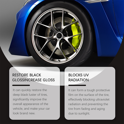 Martie™ Tire Shine Wax – Restore Deep Black Tires & Protect Against UV Damage