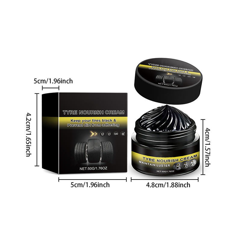Martie™ Tire Shine Wax – Restore Deep Black Tires & Protect Against UV Damage