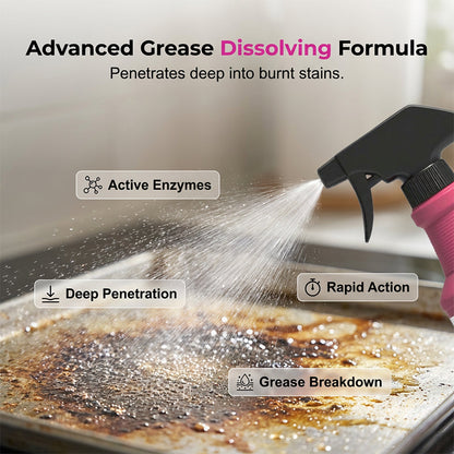 Martie™ Fast-Acting Heavy-Duty Grill Grease Remover Spray