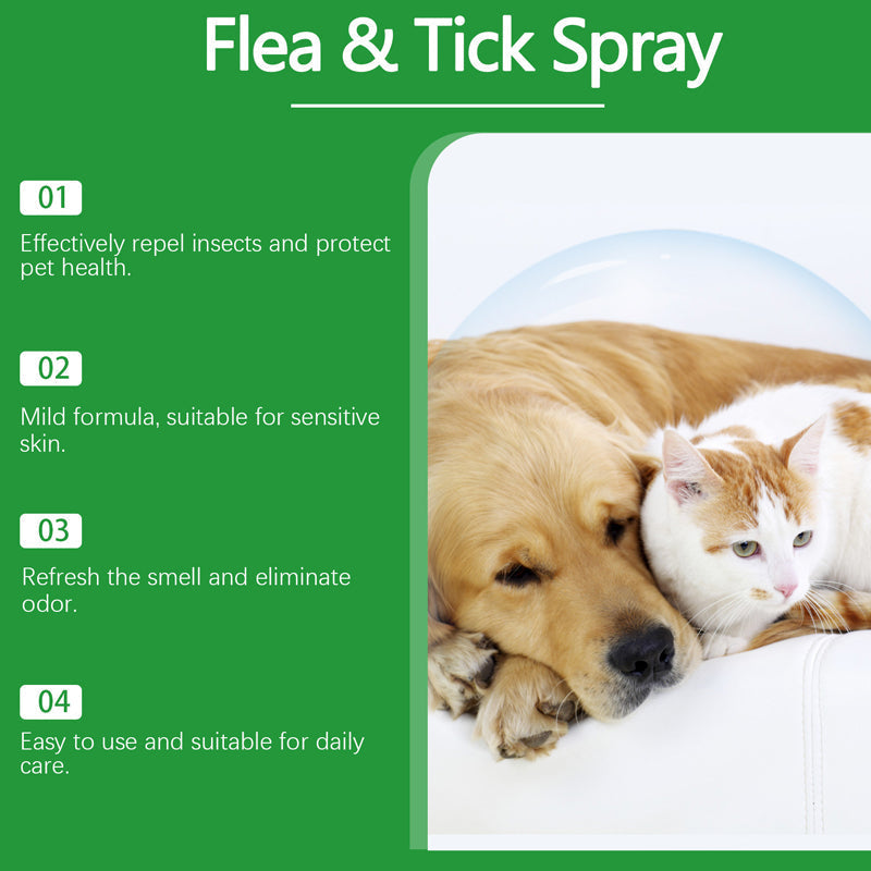 🥳2026 HOT SALE🥳 Martie™ Natural Flea & Tick Spray – Gentle Outdoor Pet Care